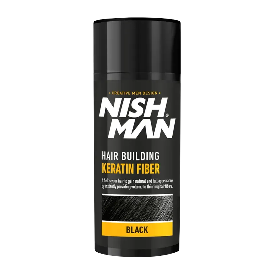 HAIR BUILDING KERATIN FIBER - BLACK