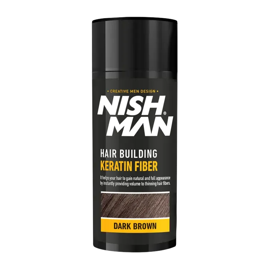 HAIR BUILDING KERATIN FIBER - DARK BROWN
