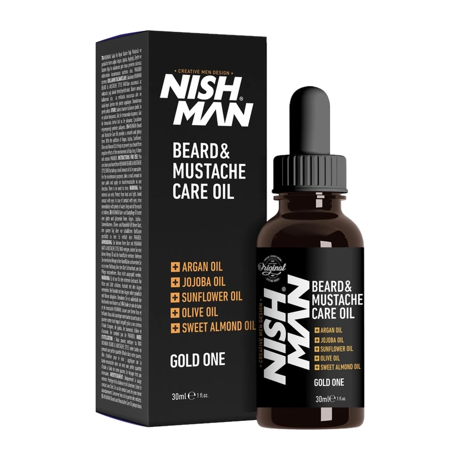 BEARD & MUSTACHE CARE OIL 30 ML GOLD ONE