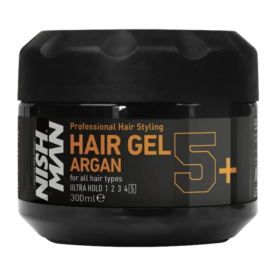 ULTRA HOLD HAIR STYLING GEL ARGAN 5+