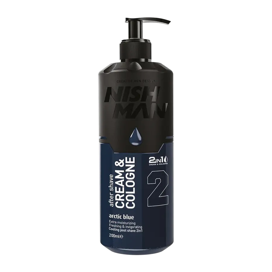 AFTER SHAVE CREAM + COLOGNE 2in1 02 ARCTIC BLUE